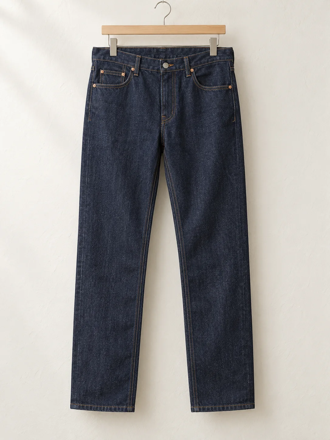Quần Jeans Regular Indigo màu xanh indigo