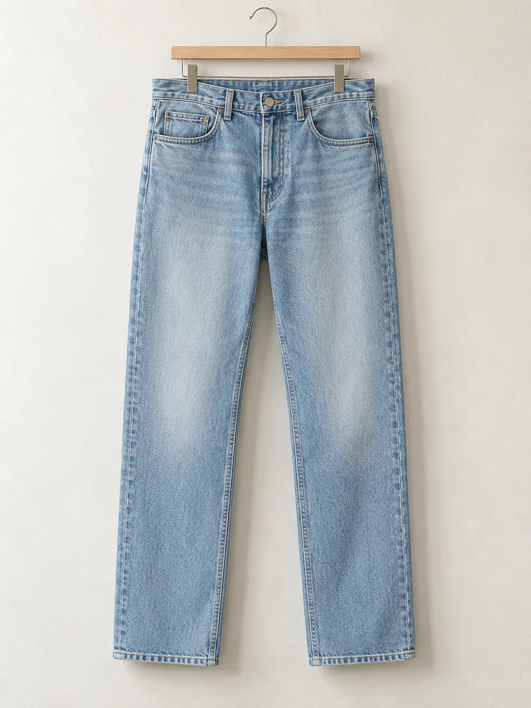 Quần Jeans Straight Xanh Nhạt màu xanh nhạt