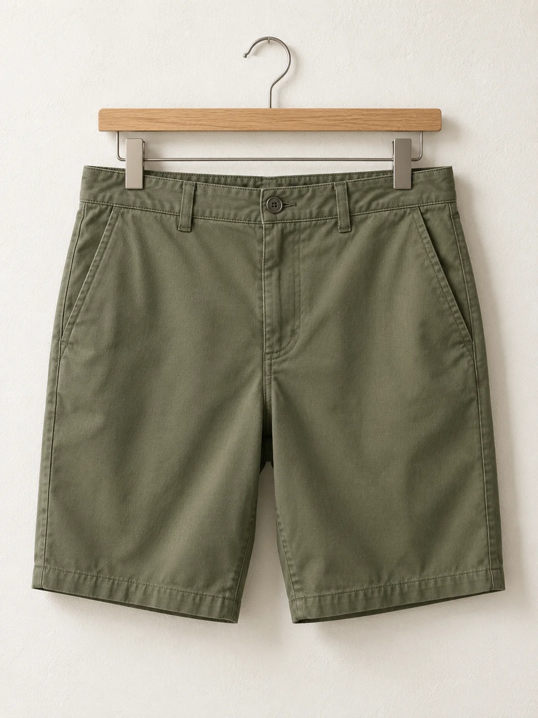 Quần Short Kaki Xanh Rêu màu xanh rêu
